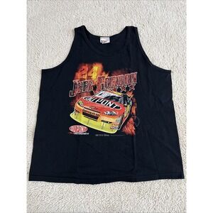 Vintage Chase Authentics Jeff Gordon NASCAR Racing‎ 2001 Tank Top XL Full Art
